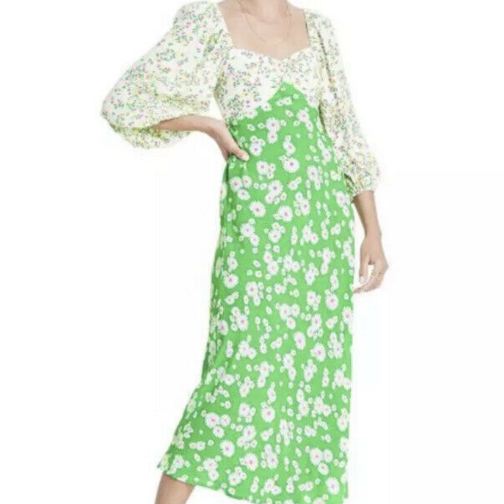 Rixo Daisy Long Sleeve Swing Dress- Size 6